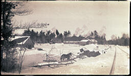 Lumber Camp in Winter