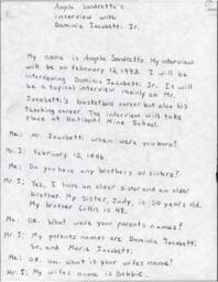 Dominic Jacobetti Jr. Oral History Transcript, 1993