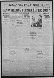 Escanaba Daily Mirror, 1922-04-10