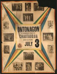 Ontonagon Community Chautauqua Poster