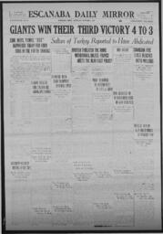 Escanaba Daily Mirror, 1922-10-07