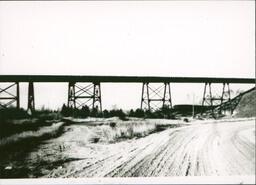 Beacon Hill Railroad Trestle, Copper Range Railroad (Front)