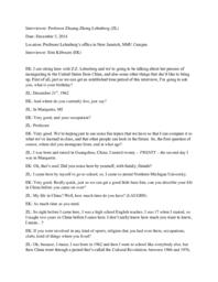 Zhuang-Zhong "Z.Z." Lehmberg Interview Transcript