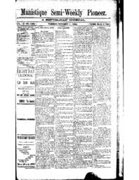 Manistique Semi-Weekly Pioneer, 1892-10-11