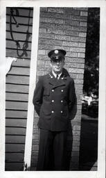 Tom Ross in Ontonagon Fire Department Uniform