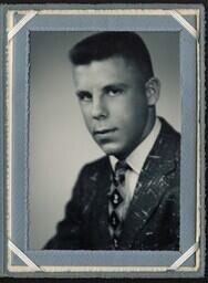 Studio Portrait of Unidentified Young Man Related to Knuth Family