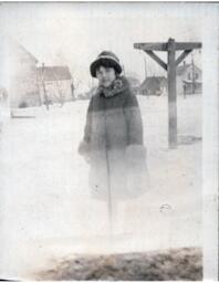 Dorotha Davidson in Fur-Lined Coat