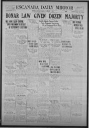 Escanaba Daily Mirror, 1922-11-16