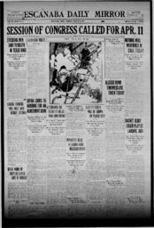 Escanaba Daily Mirror, 1921-03-22