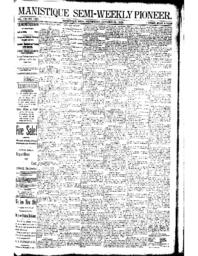 Manistique Semi-Weekly Pioneer, 1893-10-25