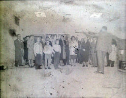 Dickinson County Alumni Student Center 1960: Man Speaking to Large Group