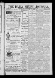 The Daily Mining Journal, 1890-10-29