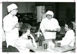 Culinary Students Serving Customers (Part of the NMU Historic Photographs Collection)