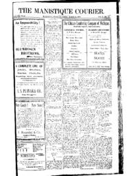 The Manistique Courier, 1898-03-11