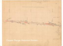 Champion Mine Level 40 South Geologic Survey Map (2 of 2)