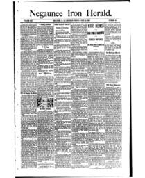 Negaunee Iron Herald, 1898-04-29