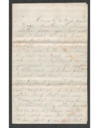 Charles Henry Hatch to James Hatch, 1863-01-21