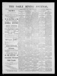 The Daily Mining Journal, 1885-12-01