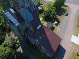 Drone's Eye View of the Champion Mine #4 Shaft House, 2018-09-03 (21 of 65)