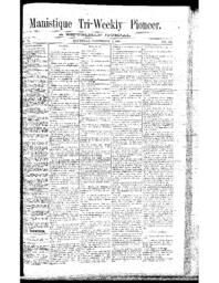 Manistique Tri-Weekly Pioneer, 1888-11-01