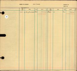 Copper Range Company Transfer Ledger 1929-1950, #164 Transportation