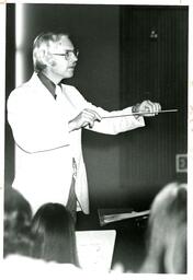 Closeup of Conductor (Part of the NMU Historic Photographs Collection)