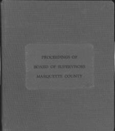 Marquette County Supervisors' Proceedings Volume 13, Part 1 (1969)