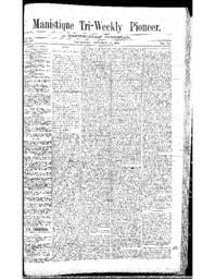 Manistique Tri-Weekly Pioneer, 1888-10-25