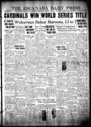 The Escanaba Daily Press, 1931-10-11