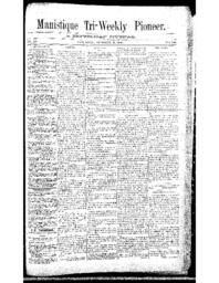 Manistique Tri-Weekly Pioneer, 1888-10-20