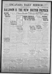 Escanaba Daily Mirror, 1923-05-22