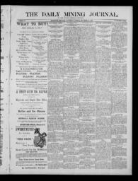 The Daily Mining Journal, 1885-12-23