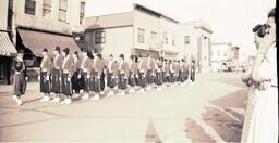 (005-015) Shriners Standing in front of F.J. Lyons Drug Company