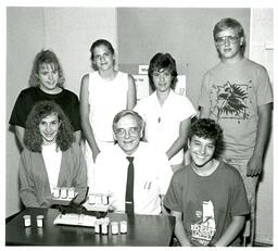 John Kiltinen and Group of Seaborg Summer Science Academy Students (Part of the NMU Historic Photographs Collection)