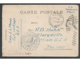 Jim Moran to Perry Hatch, 1918-05-12