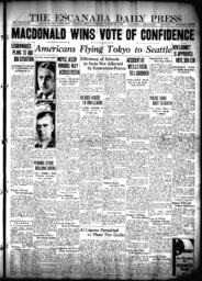 The Escanaba Daily Press, 1931-09-09