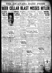 The Escanaba Daily Press, 1939-11-09