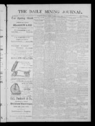 The Daily Mining Journal, 1886-04-06