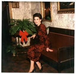 Woman Sitting on Sofa (Part of the NMU Historic Photographs Collection)