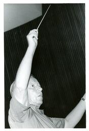 Closeup of Conductor (Part of the NMU Historic Photographs Collection)