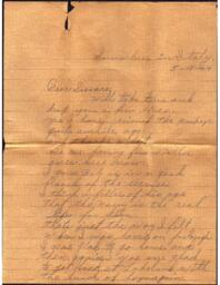 Clarence Fabry to Sis and Bro, 1944-05-18