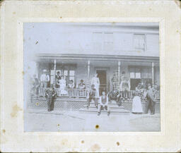 Group of People on Porch