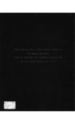 Cleveland-Cliffs Iron Company Mining Department Annual Report, 1956 (Part 1)