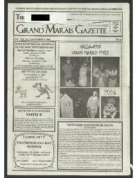 Grand Marais Gazette, 2006-11-02