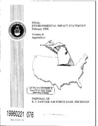 Environmental Impact Statement, Disposal of K.I. Sawyer Air Force Base, Volume 2