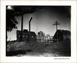 Unknown Copper Range Company Buildings and Mine Shafthouse