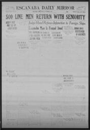 Escanaba Daily Mirror, 1922-10-23