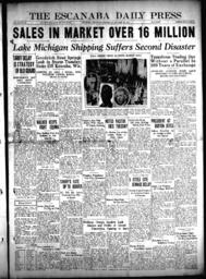 The Escanaba Daily Press, 1929-10-30