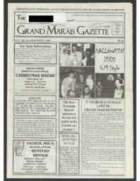 Grand Marais Gazette, 2005-11-03