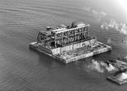 Aerial View of Mackinac Bridge Construction (33 of 77)